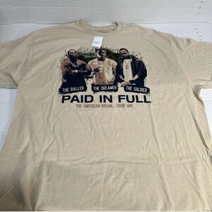 Rue 21 Paid In Full Graphic T-shirt 2002 Film Movie Size 2XL